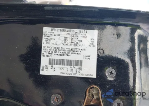 2004 Ford Explorer Sport Trac Adrenalin/Xls/Xlt z USA, uszkodzony, nr VIN 1FMZU67K84UB52964